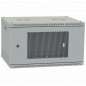 Шафа телекомунікаційна IPCOM 4U 600x350 двері перфорація (сіра)
