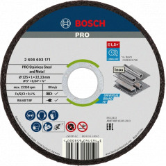 Коло відрізне Bosch PRO for Inox 125×1 мм - Купити в Україні |