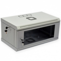 Шафа 19" 4U, 600x350x284мм (Ш*Г*В), економ, акрилове скло, сіра UA-MGSWL435G - Купити в Україні | Світ Безпеки