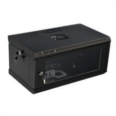 Шафа 19" 4U, 600x350x284мм (Ш*Г*В), економ, акрилове скло, чорний UA-MGSWL435B - Купити в Україні | Світ Безпеки