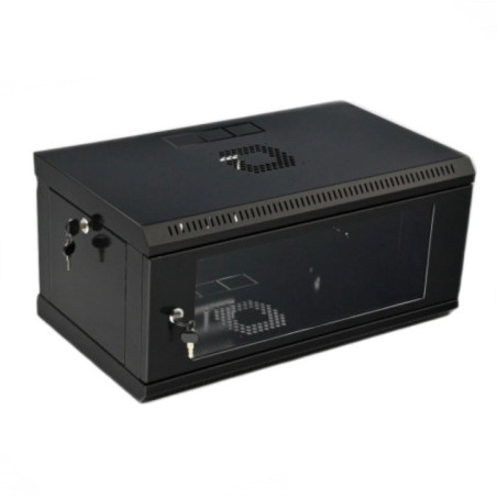 Шафа 19" 4U, 600x350x284мм (Ш*Г*В), економ, акрилове скло, чорний UA-MGSWL435B - Купити в Україні | Світ Безпеки