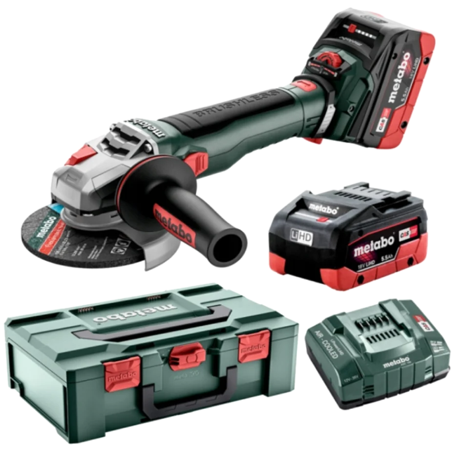 Аккумуляторная угловая шлифмашина Metabo WVB 18 LT BL 11-125 Quick (613057660)