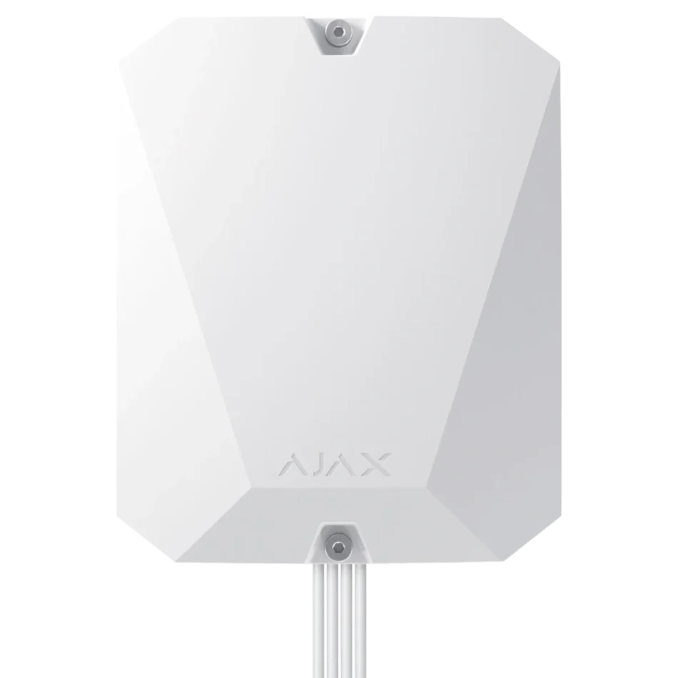 Проводная охранная централь Ajax Hub Hybrid (4G) white