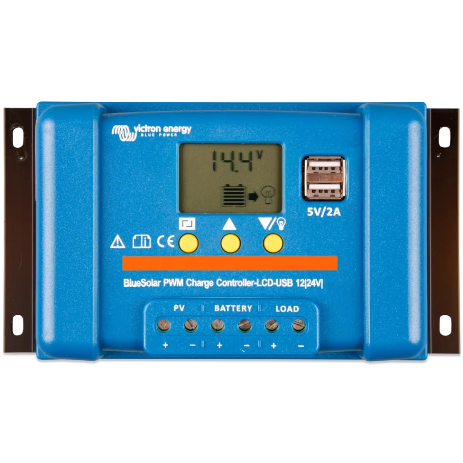 Контроллер заряда Victron Energy BlueSolar PWM-LCD&USB 12/24V-30A (30A, 12/24В)