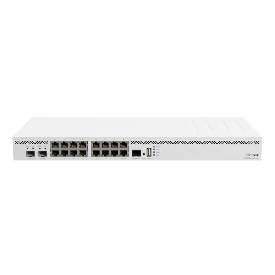 18-портовый маршрутизатор MikroTik CCR2004-16G-2S+