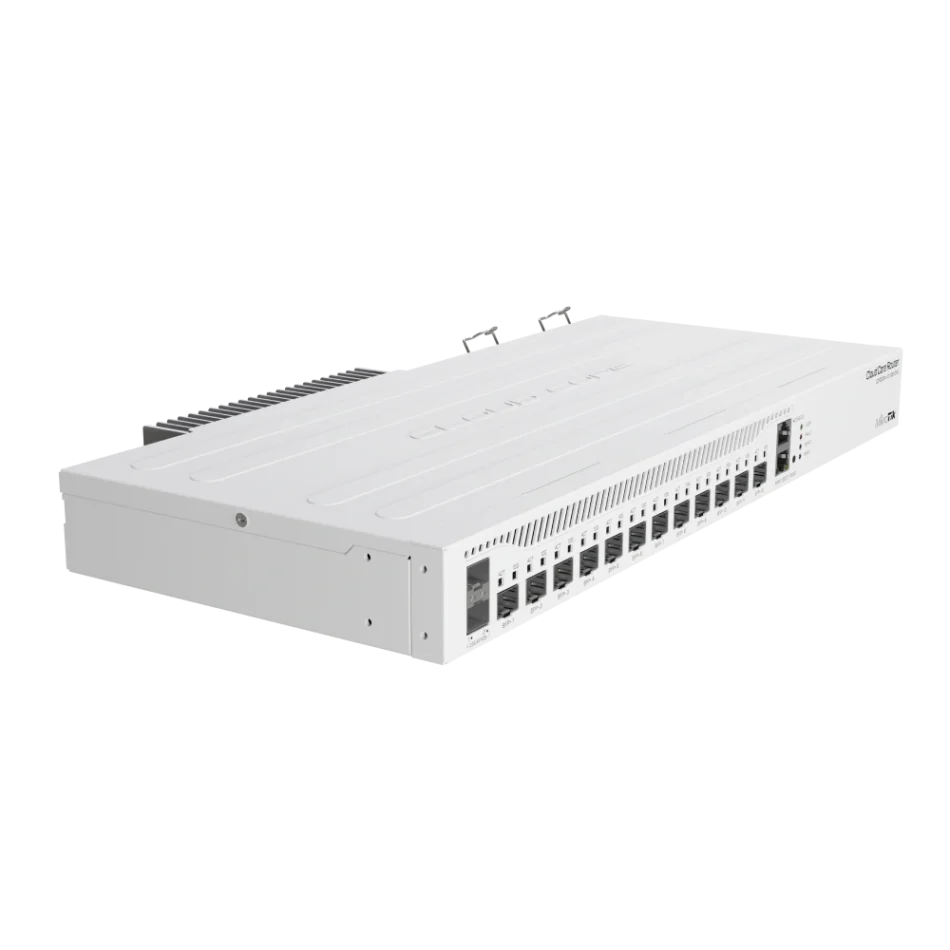 15-портовый маршрутизатор MikroTik CCR2004-1G-12S+2XS