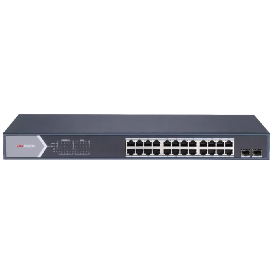 Управляемый 24-портовый гигабитный PoE Hikvision DS-3E1526P-SI