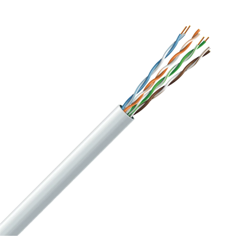 медь внутренняя ЗЗКМ Кабель Cat 5e U/UTP 4х2х24 AWG, бухта 305м.(7091001)