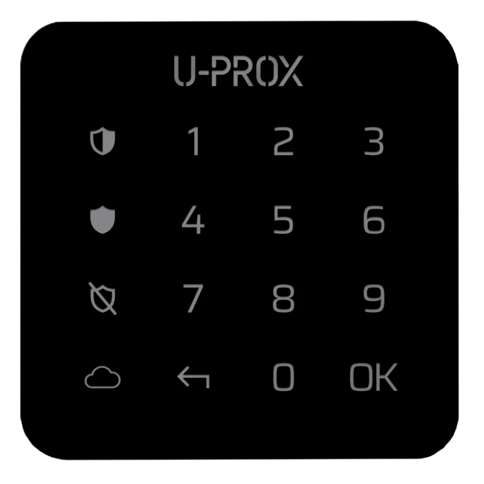 Беспроводная сенсорная клавиатура для одной группы U-Prox Keypad G1 Black