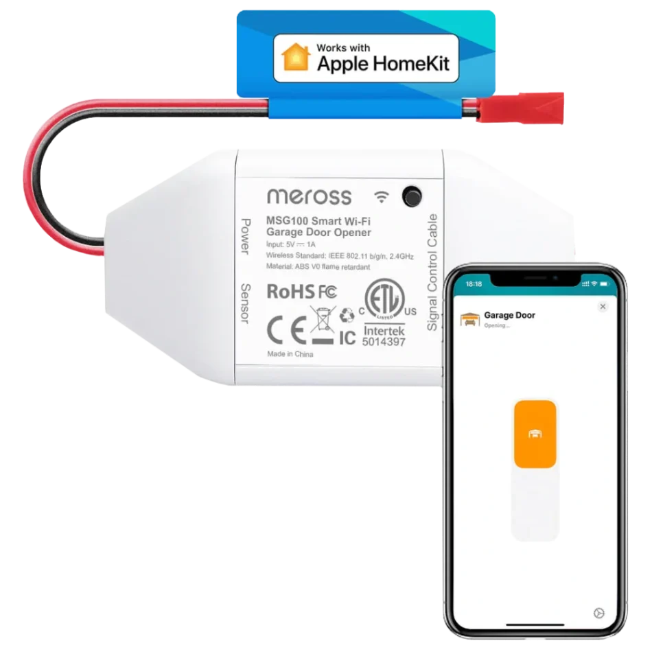Умное устройство открытия гаражной двери Meross MSG100HK(EU)