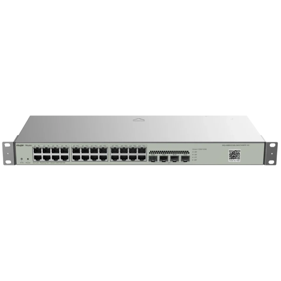 24-портовый гигабитный L2 управляемый коммутатор Ruijie RG-NBS3100-24GT4SFP-V2