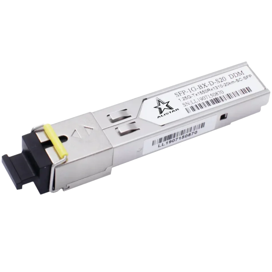 Модуль ALISTAR SFP-1G-BX-D-S20 SFP 1G 1SM WDM SC 20KM TX1550/RX1310nm DDM