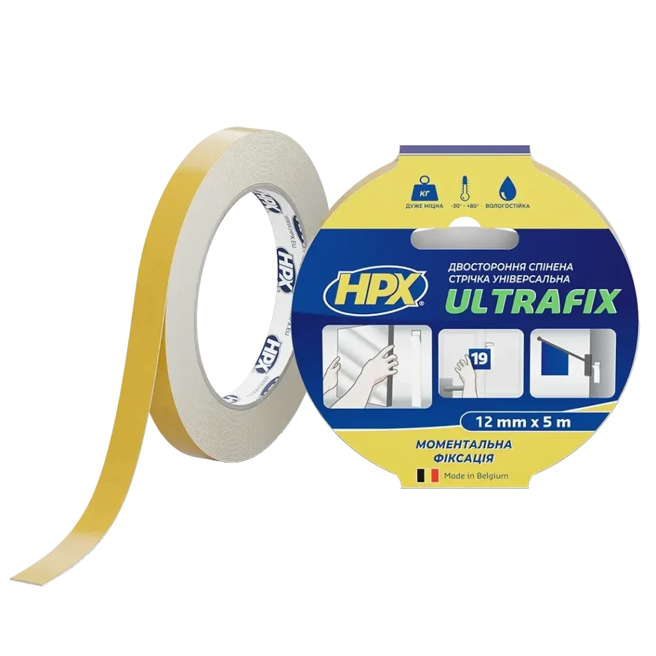 Лента двухсторонняя HPX DSU1205 ULTRAFIX 12мм х 5м