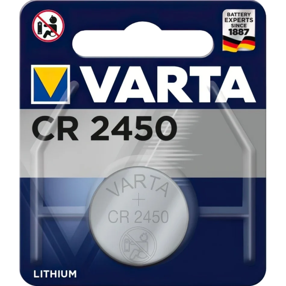 Батарейка CR 2450 VARTA BLI 1 LITHIUM