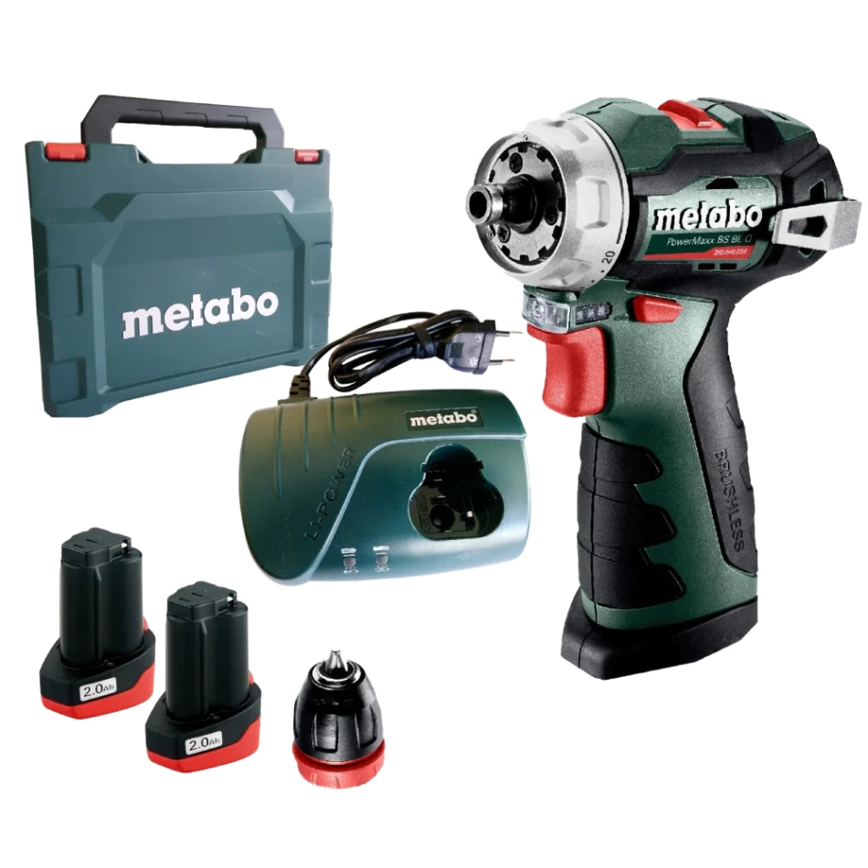 Аккумуляторная бесщеточная дрель-шуруповерт Metabo PowerMaxx BS BL Q (601749500)