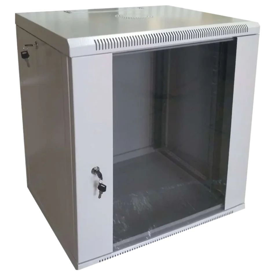 Шкаф коммутационный настенный 12U 600x600 разборный серый Hypernet WMNC66-12U-FLAT-AC