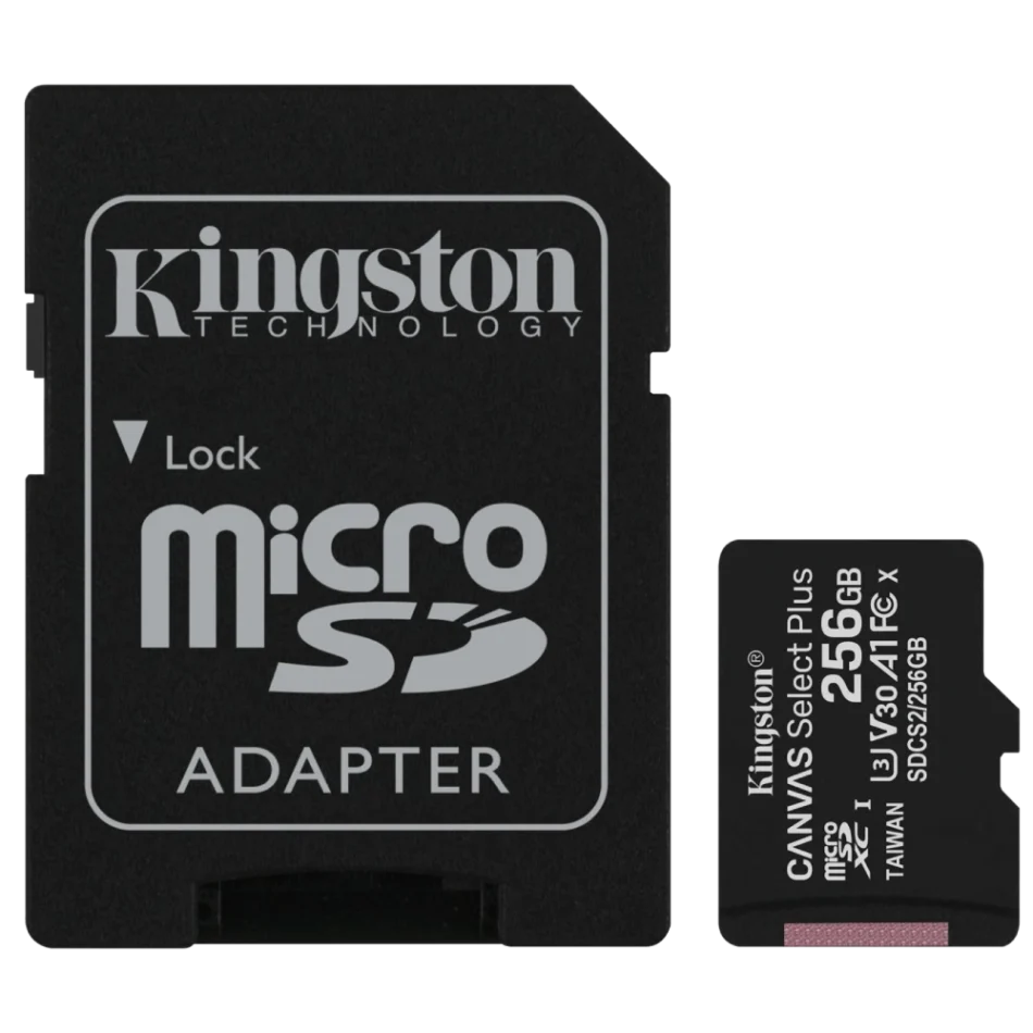 Карта памяти microSDXC Kingston 256Гб