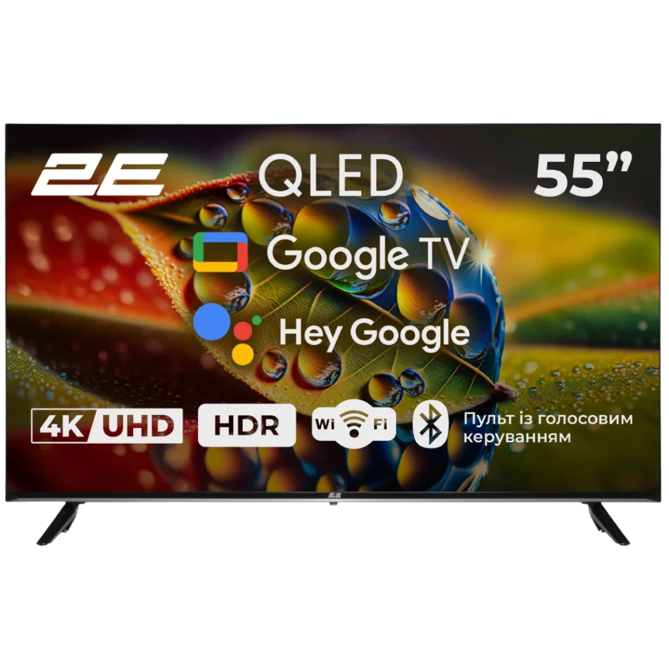 Телевізор 2E QLED 55A77Q Google TV