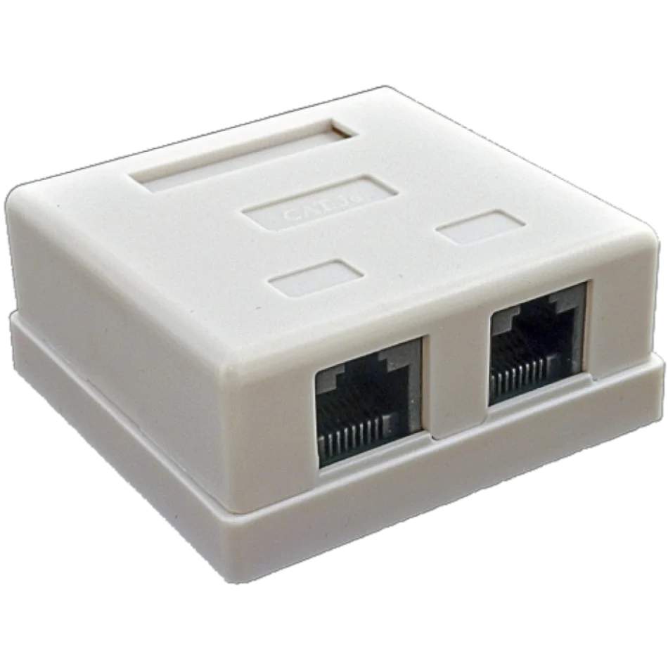 Розетка Kingda 2хRJ45 UTP