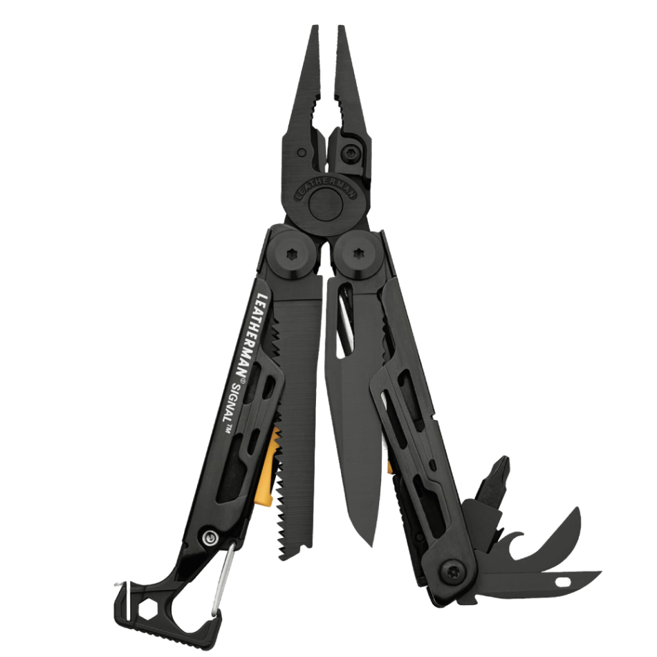 Мультиінструмент, синтетичний чохол LEATHERMAN SIGNAL BLACK