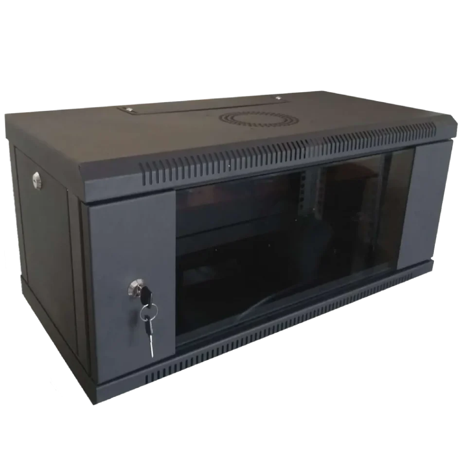 Шафа коммутаційна настінна 4U 600x450 Hypernet WMNC-4U-FLAT-BLACK