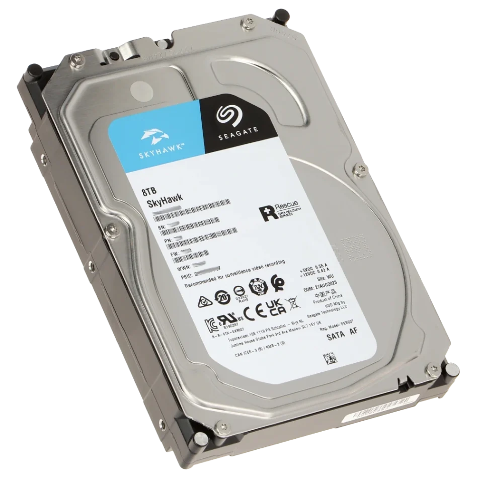 Жорсткий диск внутрішній Seagate SkyHawk ST8000VX010 8Тб - Зображення 2